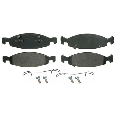Wagner Brakes Semi-Met Disc Pad Set, Zx942 ZX942